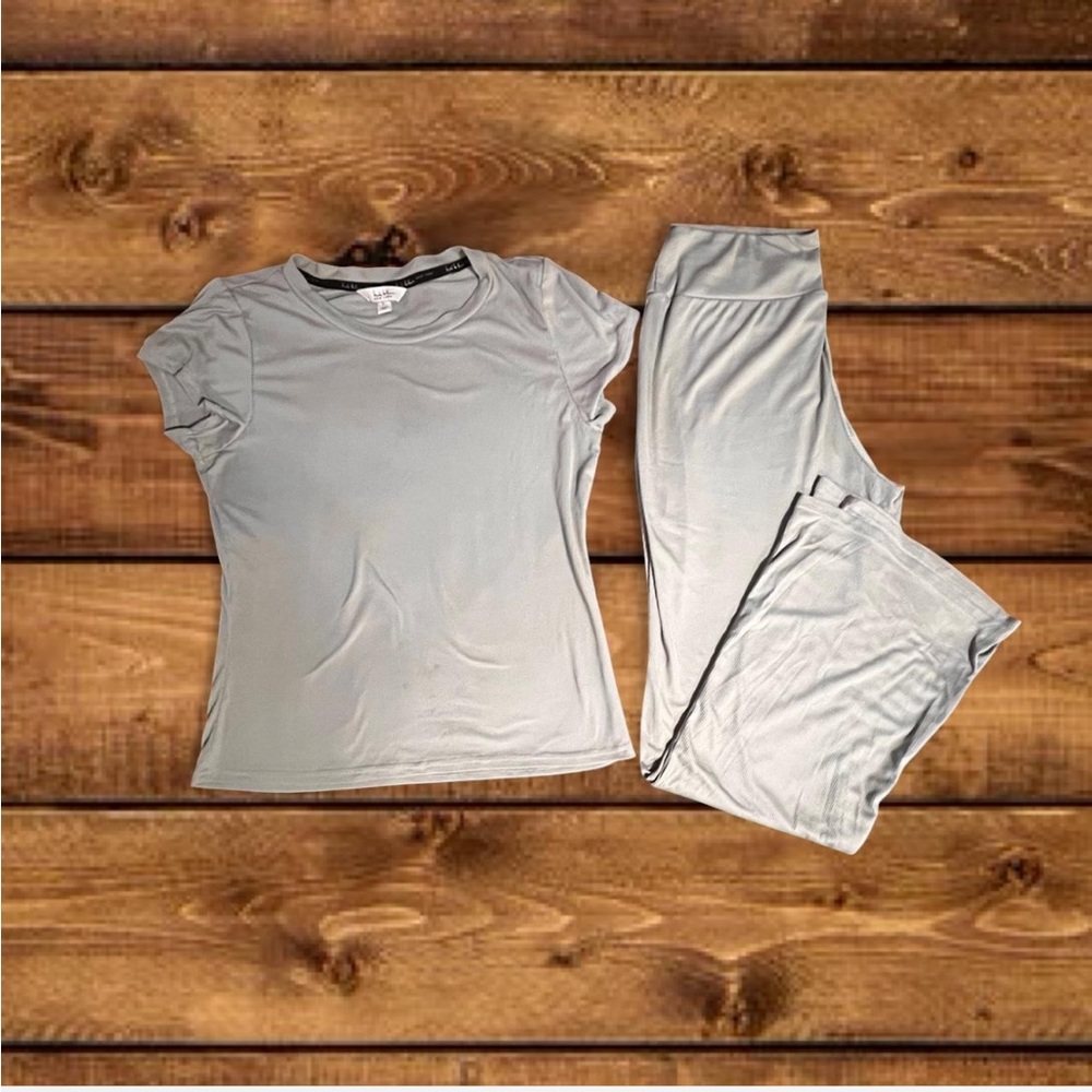 Nicole Miller Soft Gray Lounge Set